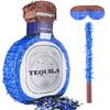 Adult Tequila Piata with Blindfold, Confetti, and Wood Stick, Funny Piata for Adults,21st, Mexican Theme Party Decorations(16 x 12 x 3.5 Inches) view 1