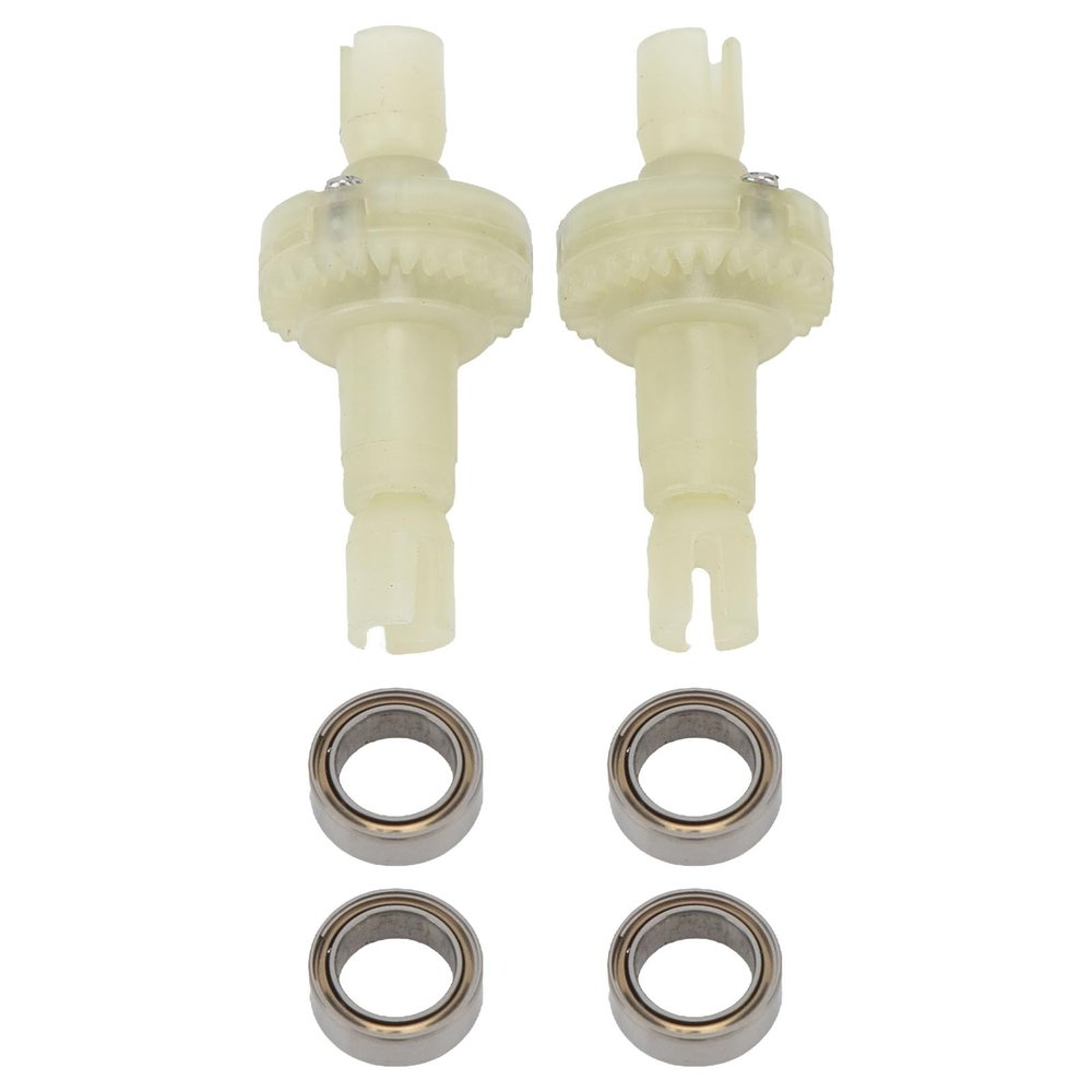 2Pcs RC Car Differential with Bearings For Wltoys 284010 284161 K989 New Version RC Car Spare Parts