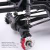 Nurnesy RC Wheel Brake Disc, RC Aluminum Disc Brake Caliper Set, 1.4 Inch, Highly Simulated RC Brake Disc for 1/10 RC Cars view 2