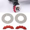 Nurnesy RC Wheel Brake Disc, RC Aluminum Disc Brake Caliper Set, 1.4 Inch, Highly Simulated RC Brake Disc for 1/10 RC Cars view 3