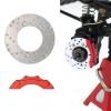 Nurnesy RC Wheel Brake Disc, RC Aluminum Disc Brake Caliper Set, 1.4 Inch, Highly Simulated RC Brake Disc for 1/10 RC Cars view 4