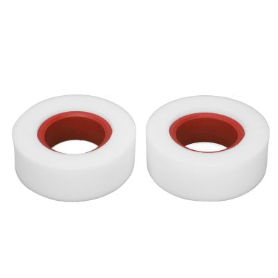 2pcs RC Tire Foam Dual Stage Soft Foam Inserts Replacement Accessory for 2.2 Inch Tires 1/10 1/8 RC Crawler (Red)