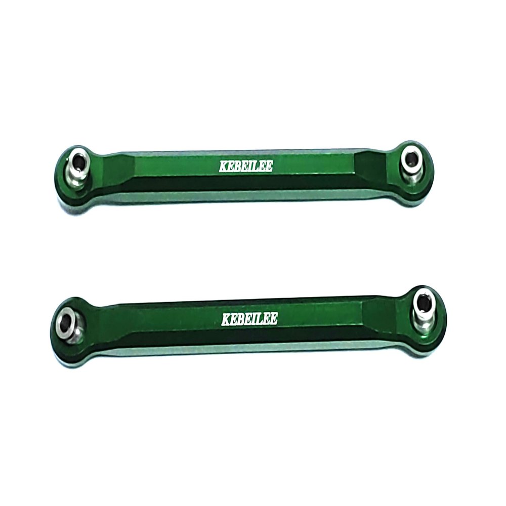 KEBEILEE CNC Aluminum7075 Toe Links Front for Traxxas MAXX Slash 1:8 6S #8948 (Green)