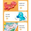 Wooden Educational Jumbo Base Jigsaw Puzzle 1-3 Montessori Dinosaur Toys for 2 3 Years Old Boy Girls Kids,Toddler Toys Ages 2-4,Preschool Wood Dino Learning Gifts for Boys view 3