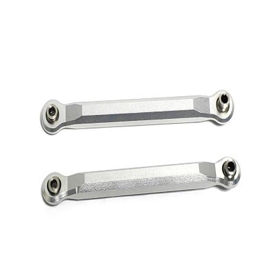 KEBEILEE CNC Aluminum7075 Toe Links Front for Traxxas MAXX Slash 1:8 6S #8948 (Silver)