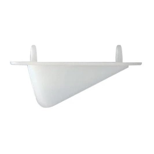 StiNGZjdM 10 pcs Triangular Nylon Fixed Tip Protector Wing Retainer Skids Protecting Corner for RC Aircraft Model Accessories(10 pcs mini White)