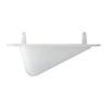 StiNGZjdM 10 pcs Triangular Nylon Fixed Tip Protector Wing Retainer Skids Protecting Corner for RC Aircraft Model Accessories(10 pcs mini White) view 1
