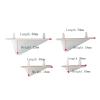 StiNGZjdM 10 pcs Triangular Nylon Fixed Tip Protector Wing Retainer Skids Protecting Corner for RC Aircraft Model Accessories(10 pcs Small Black) view 2