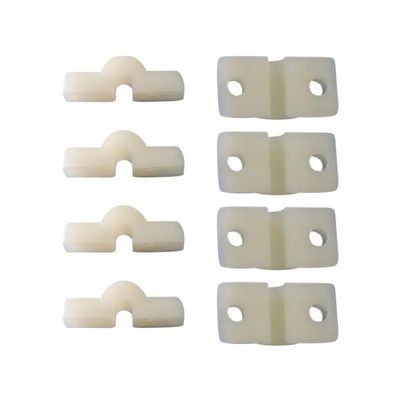 StiNGZjdM 20pcs/Lot Landing Gear Plates Undercarriage Nylon Arched Groove Plates for Steel Wire Carbon Rod RC Airplane(20 pcs type03)