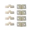 StiNGZjdM 20pcs/Lot Landing Gear Plates Undercarriage Nylon Arched Groove Plates for Steel Wire Carbon Rod RC Airplane(20 pcs type03) view 1