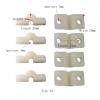 StiNGZjdM 20pcs/Lot Landing Gear Plates Undercarriage Nylon Arched Groove Plates for Steel Wire Carbon Rod RC Airplane(20 pcs type03) view 2