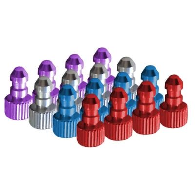 StiNGZjdM 2 Pcs Fuel Filler Pipe D4.5 Tube Stopper Dot Line Plugs for DIY RC Gasoline Jet Boats 3mm Tubing Parts Four Colors(2 pcs Color Blue)