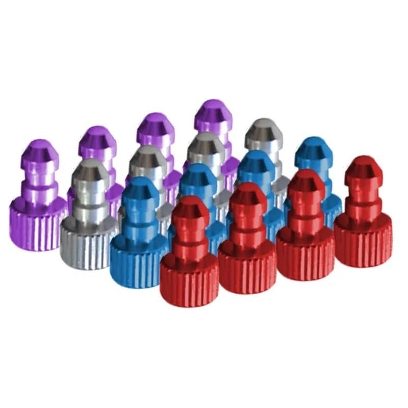 StiNGZjdM 2 Pcs Fuel Filler Pipe D4.5 Tube Stopper Dot Line Plugs for DIY RC Gasoline Jet Boats 3mm Tubing Parts Four Colors(2 pcs Color Blue)