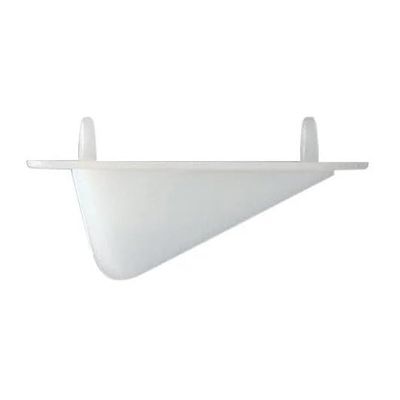 StiNGZjdM 10 pcs Triangular Nylon Fixed Tip Protector Wing Retainer Skids Protecting Corner for RC Aircraft Model Accessories(10 pcs Middle White)