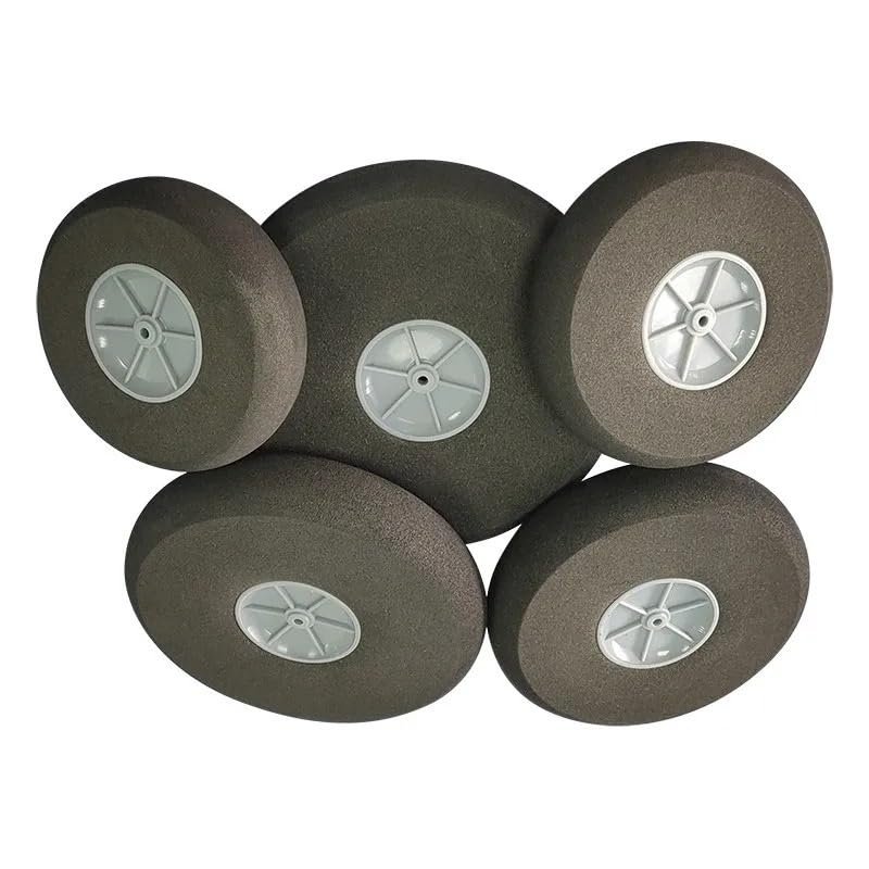 StiNGZjdM 2pcs/Lot Airplane Wheels Diamete25/30/40/50/60/70/80/90/100/110mm RC Model Sponge Wheels Tire Landing Gear(2 pcs Dia 35mm)