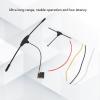 Yunseity FPV Long Range Module, ExpressLRS ES900RX Receiver FPV Nano Receiver 915MHz with Antenna for Radiomaster TX16S and for Jumper T12 T16 T18 Whoop Drones Toothpicks view 3