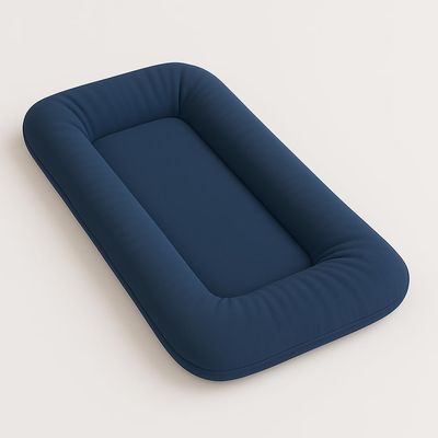 100% Cotton Extra Soft Newborn Baby Cocoon Nest (Marinho)