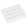 Abaodam 20pcs Blank Acrylic Dice Rounded White Six-Sided Dice for DIY Crafts Math Teaching Board Games and Party Supplies Smooth Surface for Easy Rolling view 1