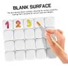 Abaodam 20pcs Blank Acrylic Dice Rounded White Six-Sided Dice for DIY Crafts Math Teaching Board Games and Party Supplies Smooth Surface for Easy Rolling view 3