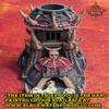 Barbarian Orc 3D Printed Dice Tower- Mythic Roll by Unchained Games | DnD Player Gift | D20 Dice Roller - Unleash Your Fury!!!! (31.) Glow in Dark-Blue) view 3