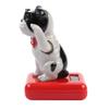 Acouto R Powered Swing Waving Dog Adorable Home Decor Car Accessories Table Ornament Automatic Swinging Decoration (Black White Dog) view 4