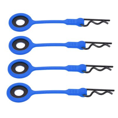 Qiilu Bodyps Scaled Car Body Bodyps 1/10 4PCS Bodypss:n & Silicone Bodyixedps Retaineror 1/10odel Car - Bodyp, Ensuring Dility (Dark Blue)