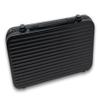 DA VINCI Professional Poker Chip Case, Black Polycarbonate Shell Hard Case with Aluminum Frame, and Strong EVA Rubber Interior Chip Tray (300 Chip Capacity) view 1