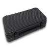 DA VINCI Professional Poker Chip Case, Black Polycarbonate Shell Hard Case with Aluminum Frame, and Strong EVA Rubber Interior Chip Tray (300 Chip Capacity) view 3