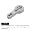 MECCANIXITY 10 Pcs Aluminum Servo Horn 25T Steering Arm 35mm Length Bright Gray Suitable for DIY RC Car/Boat/Airplanes Boat Model Accessories with 2 Pcs Screws view 4