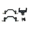 Metal Upgrade Front and Rear Rod Seat Servo Fixed Seat for WPL 1/16 C64 RC Car Parts(Black) view 1