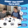 ASIOWELY Transformable Fidget Spinners Toys for Adults and Kids,Cool Fingertip Gyros Valentines Day Gifts for Teens Easter Basket Stuffers,Sensory Travel Toys for Boys Girls ADHD Autism Relief Stress view 2