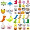 40 PCS Mini Stuffed Animal Toy Set with Dinosaur Farm Ocean and Jungle Creatures Perfect as Party Favors Claw Machine Fillers Keychains Carnival Prizes Classroom Rewards Bulk Assorted Plush Animals view 1