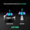 Plexity Labs UFO Tops Los Alamos - Metal Spinning Top - Inspired by The 1951 Los Alamos, NM UFO Incident - Psychedelic Stainless Steel view 4
