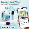 Two3Sevens Mini Karaoke Machine for Kids | Pre-Loaded 25 Kids Songs | Bluetooth Speaker, 2 Wireless Microphones | Ages 3, 4, 5, 6, 7+ Year Old Birthday Gift | Toy for Girls, Boys, Toddler view 3