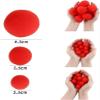 10pcs Red Soft Sponges Balls,Lightweight Mini Finger Sponges Ball,Magics Sponge Ball Close-Up Magics Props Sponge Toy Classical Comedy Trick Props, Kits and Accessories Novelty and Gag Toys (3.5cm) view 3