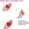 10pcs Red Soft Sponges Balls,Lightweight Mini Finger Sponges Ball,Magics Sponge Ball Close-Up Magics Props Sponge Toy Classical Comedy Trick Props, Kits and Accessories Novelty and Gag Toys (3.5cm) view 4