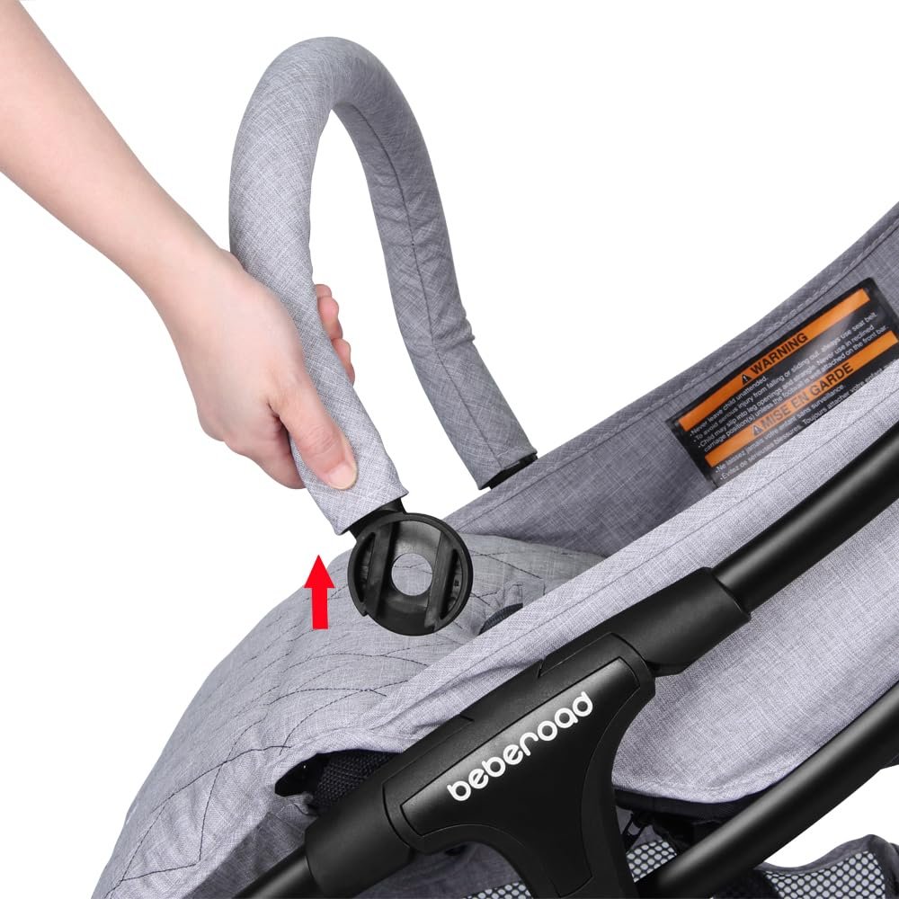 Beberoad Love R2 Stroller Bumper Bar, Gray