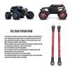 Tbest 2Pcs RC Car Push Rod, Aluminum RC Pushrods Upgrade Parts for E Summit 1/10 Control Car view 4