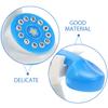 UPKOCH Retro Phone Toy - Classical Pretend Play Telephone with Interactive Dial for Kids 3+ | Blue Plastic Role Play Prop for Preschool Learning & Travel (4.13in) view 3
