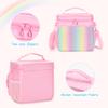 Carrying Case Compatible with Little Tikes Story Dream Machine Books Starter Set, Toy Storage Bag with Handle and Shoulder Strap for Storybook, Character, Accessories, Pink, Bag Only, Patented Design view 4