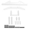 RZXYLRC Metal Alloy Front & Rear Body Mounts Body Posts for Traxxas Slash 2WD Rustler Stampede VXL 1/10 RC 2WD Car Upgrade Parts (Silver) view 3
