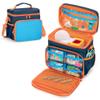 Carrying Case Compatible with Little Tikes Story Dream Machine Books Starter Set, Toy Storage Bag with Handle and Shoulder Strap for Storybook, Character, Accessory, Blue, Bag Only, Patented Design view 1