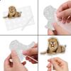 18pcs Gold Glitter Lion Dessert Cupcake Topper Pick for Animals Theme Decor Supplies Baby Shower Boy Girl Happy Birthday Party Decoration view 4