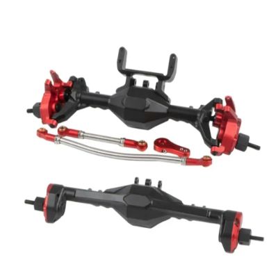 RC Vehicle Axles Compatible with Axial for SCX10 1/10 RC Car Part Aluminum Alloy Front Rear Axle RC Car Accessories Replacement Parts RC Upgrade Part