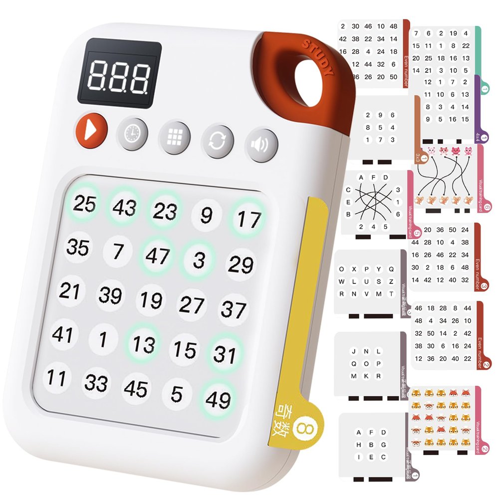 BEBESIRI Montessori Sensory Learning Toy, Educational Flash Cards Activity Game for Kids Ages 6+, Preschool & Special Needs Development Tools