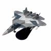 CHICHIYANG 1:100 Scale Simulation Aircraft Model Russian Su-57 Stealth Fighter Airplane Model Alloy ABS Plastic Material Aviation Plane Toy Collection view 1