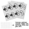 18pcs Black Glitter Basketball Hoop Dessert Cupcake Topper Pick for Play Basketball Theme Decor Supplies Men Boys Happy Birthday Sports Stars Party Decorations view 3