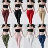Fremego 1/6 Scale Female Clothes,Female Pencil Pants Elastic Pant Trousers Clothing for 12inch PH TBL JO Worldbox Action Figure (Blue) view 2