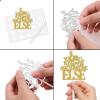 18pcs Gold Glitter Dessert Cupcake Topper Pick for Dont Work Goodbye Retirement The Notorious One Theme Decor Supplies Men Woman Coworker Going Away Party Decorations view 4