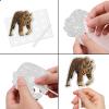 18pcs Gold Glitter Tiger Dessert Cupcake Topper Pick for King of Animals Theme Decor Supplies Baby Shower Boy Girl Happy Birthday Party Decoration view 4